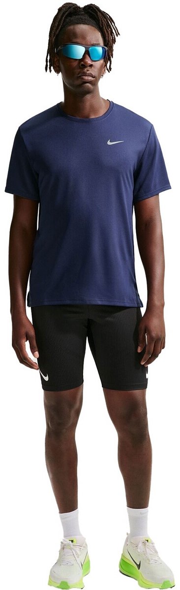 Nike Miler Dri-fit Heren Hardloop T-shirt Dv9315-410 Kleur -multicolour Multicolor