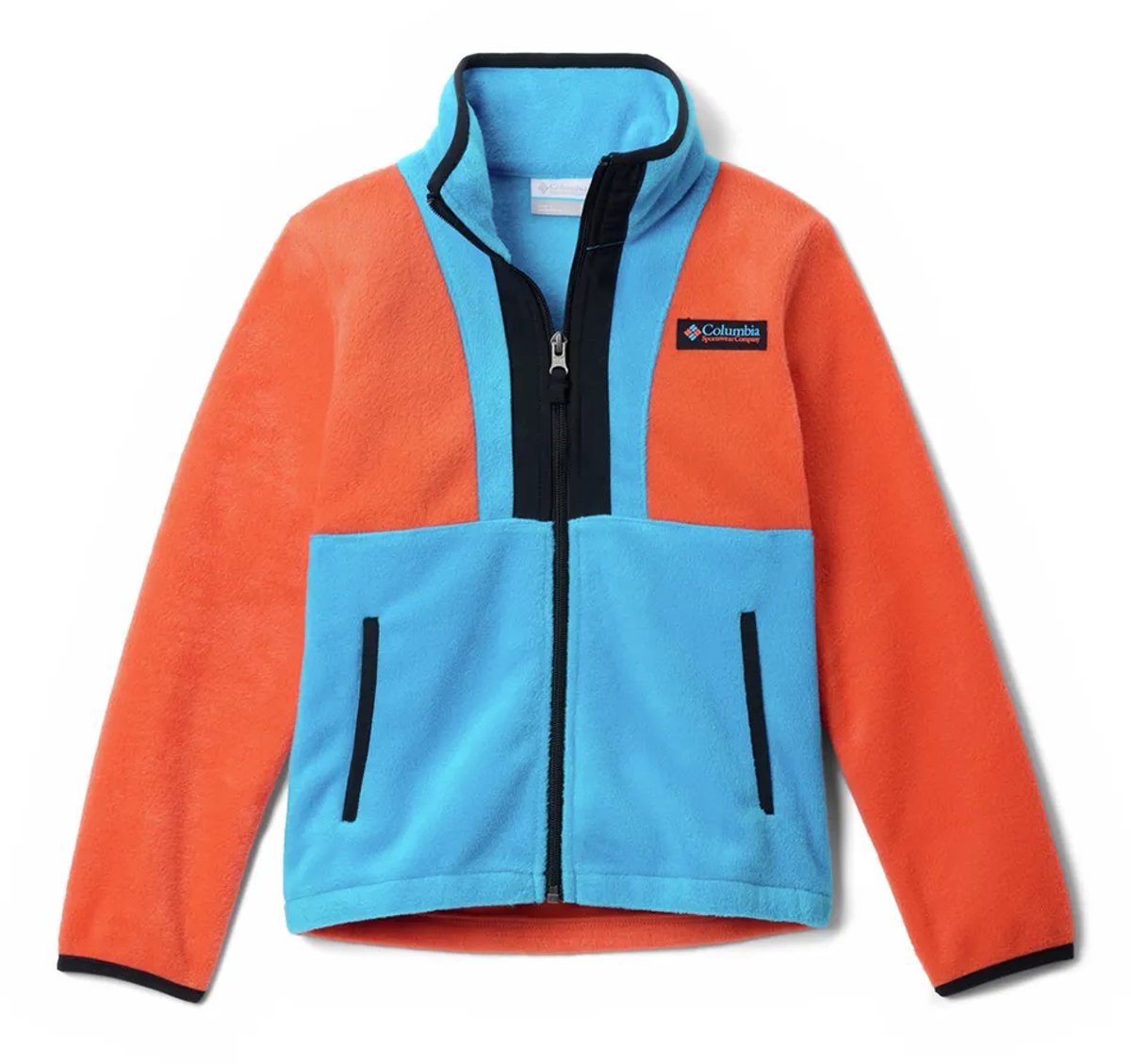 Columbia Back Bowl™ Ii Fleece Met Volledige Rits 6-7 Years Jongens Meisjes Zwart