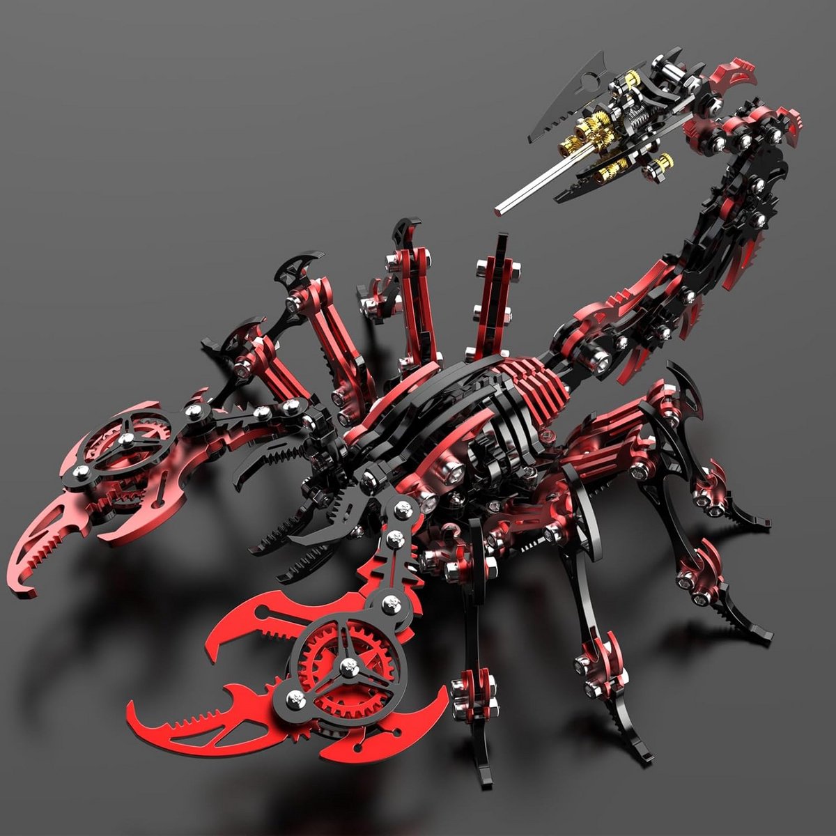 Kleurrijke 3D Metalen Puzzel Schorpioen Modelbouwset DIY Speelgoed