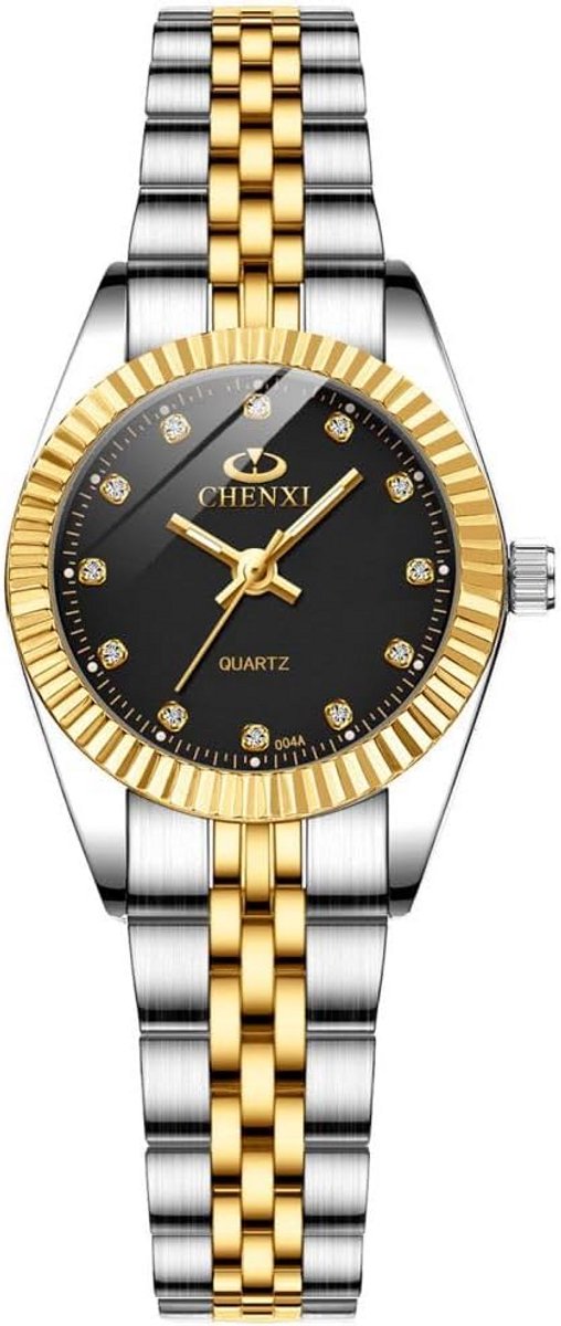 Klein Dameshorloge Analoog Kwarts Roestvrijstalen Band