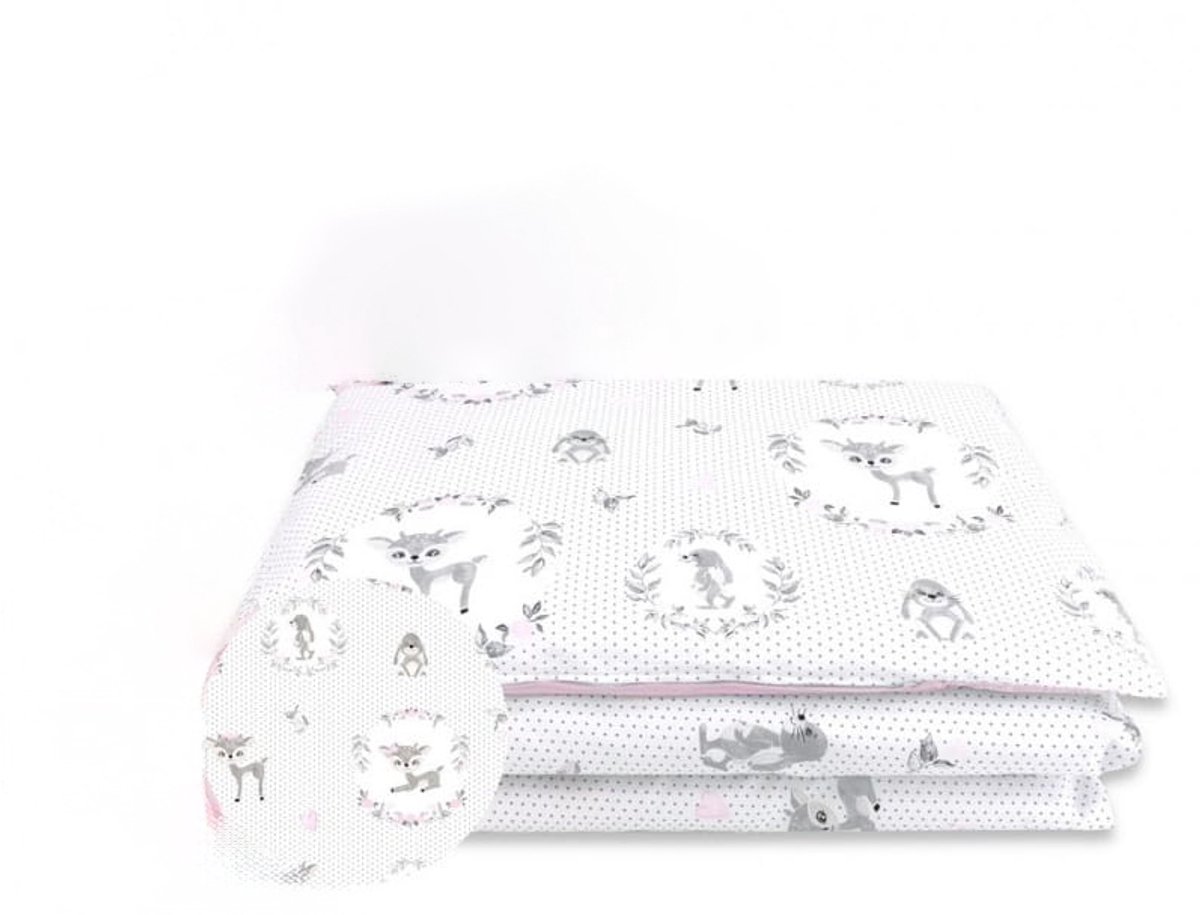 Dekbedset met Bambi 135x100 cm + Kussen 40x60 cm