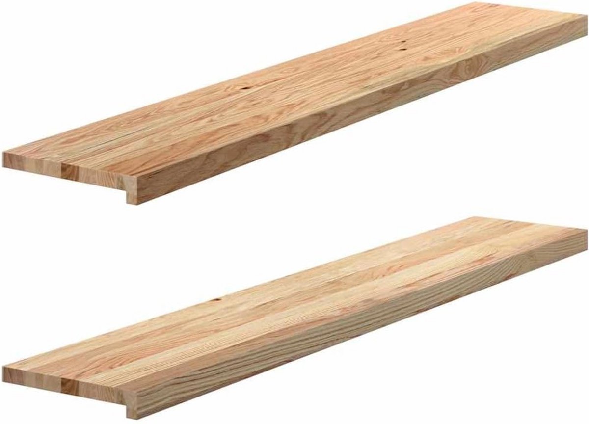 Houten Vensterbanken 2 Stuks Massief Eiken