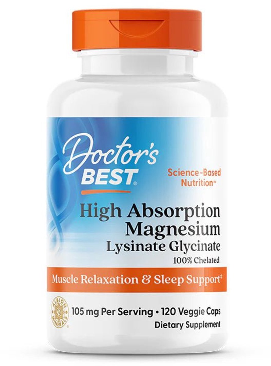 High Absorption Magnesium – 105 mg per dosering - 120 Capsules