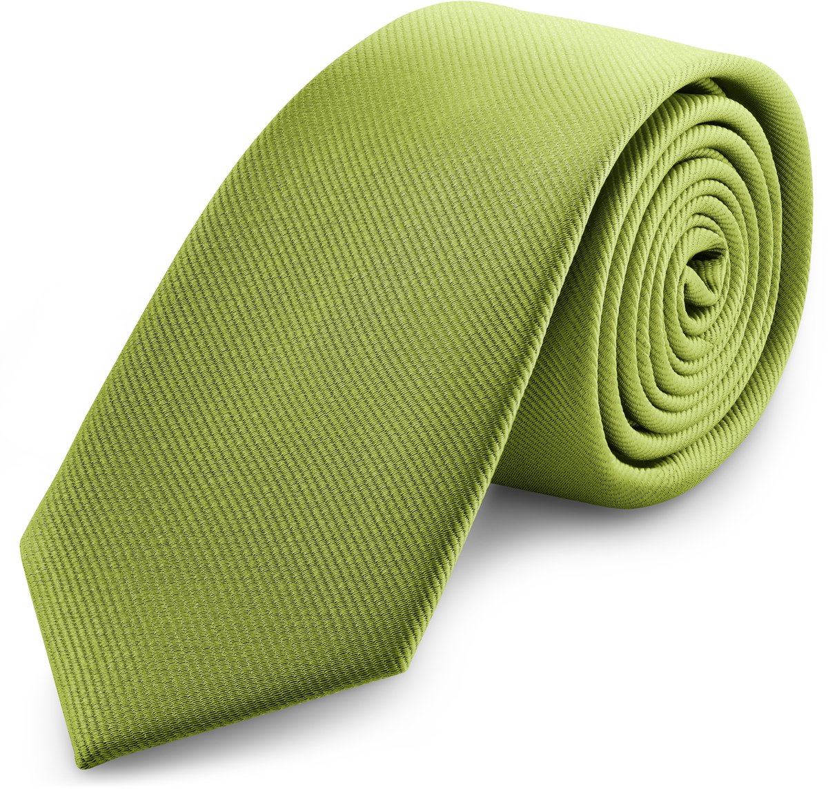 Zeegroene Grosgrain Stropdas van 8 cm