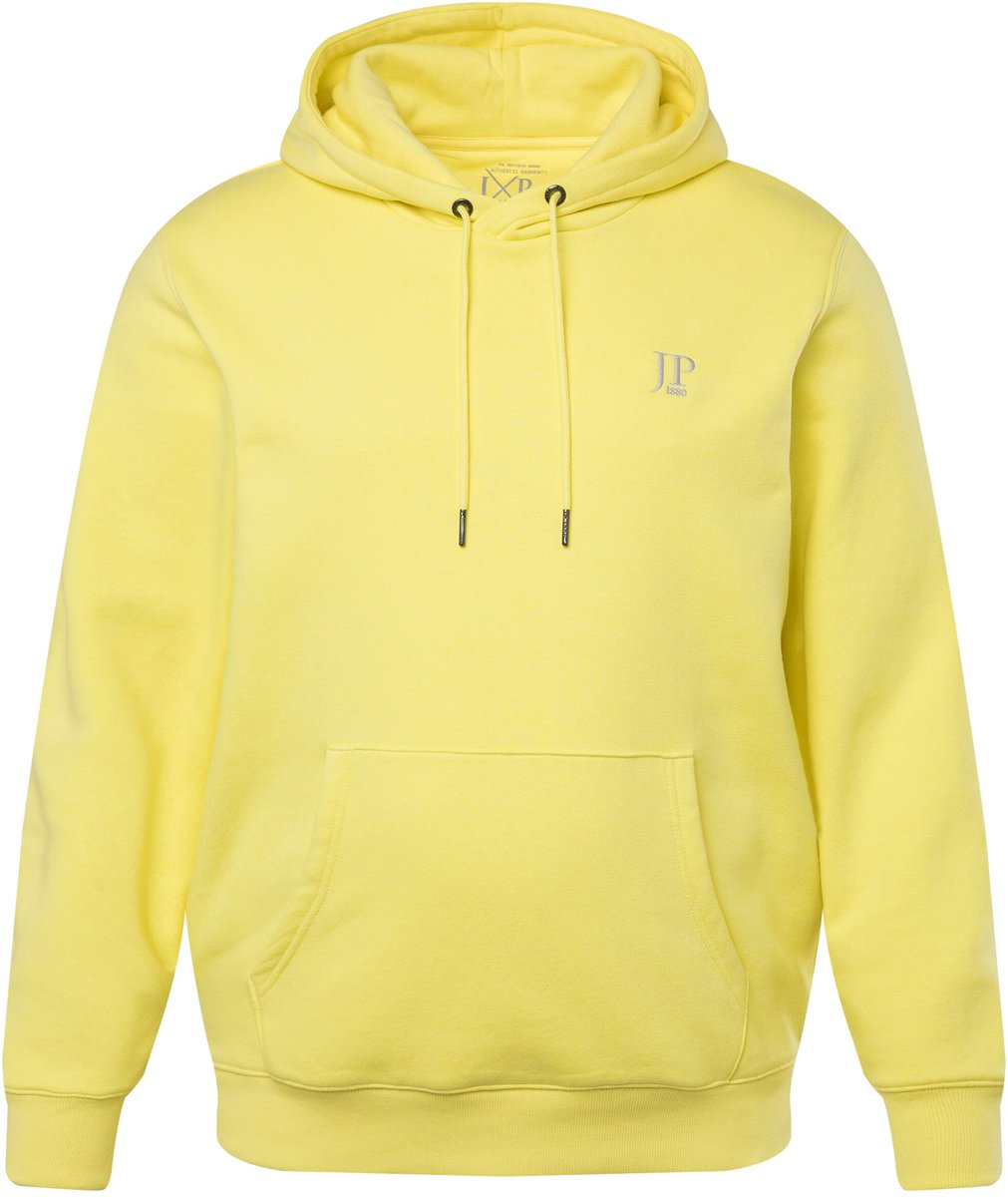 JP 1880 - Heren - Hoodie capuchon kangoeroezak - Limoengroen - Maat XXL