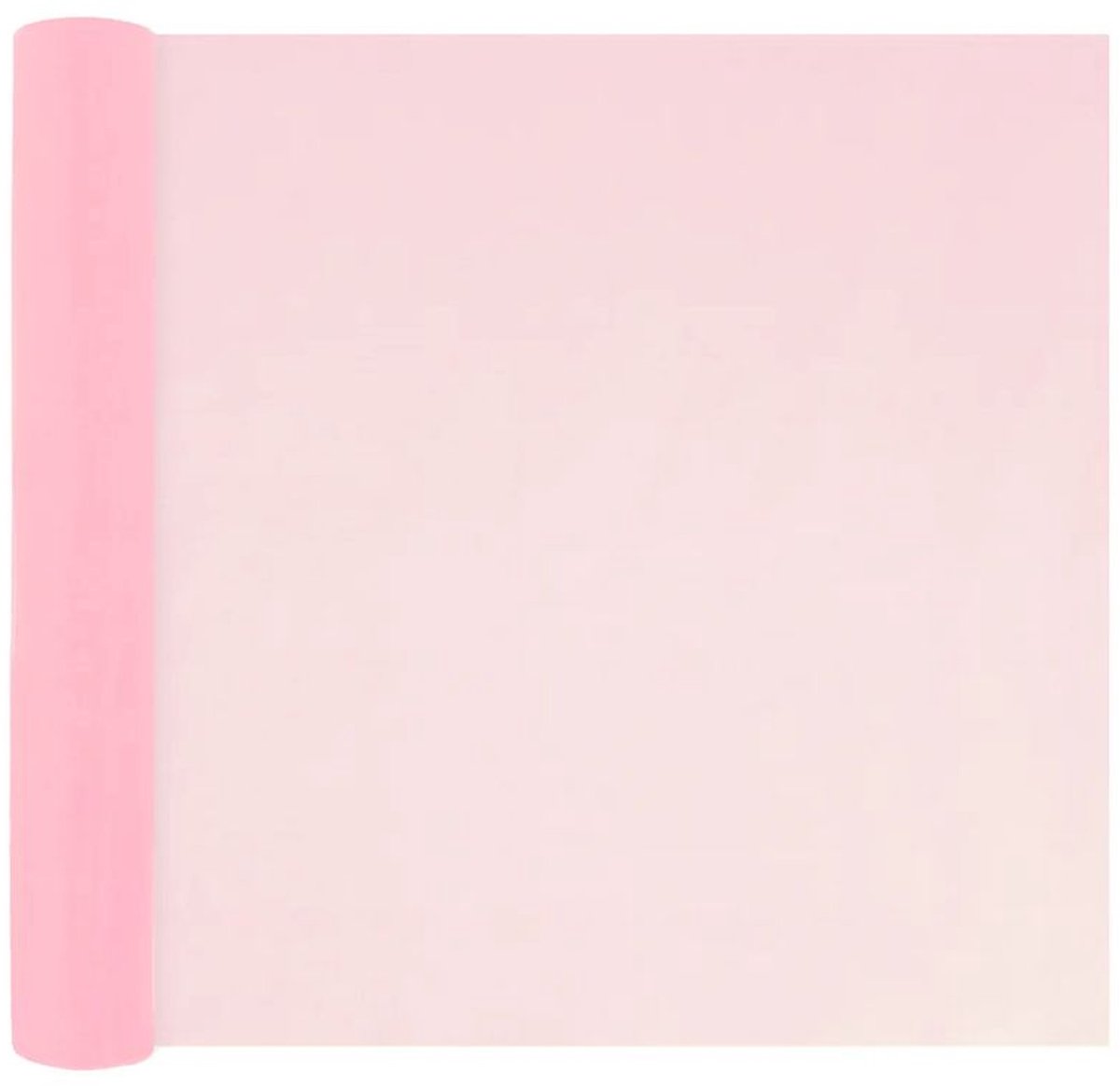 Organza tafelloper op rol in roze, 36 cm x 9 m