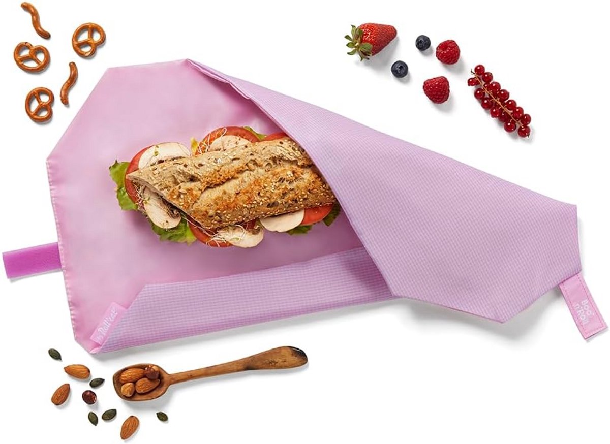Herbrugbare Lunchtas voor Broodjes en Snacks - BPA-vrij en Wasbaar