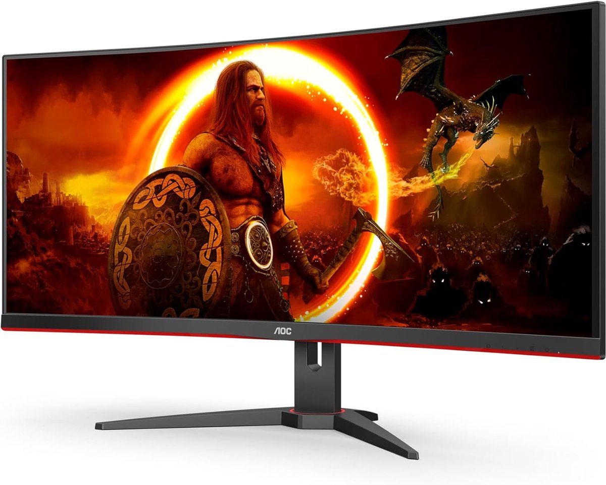 34 inch Wide Quad HD LED Monitor 3440 x 1440 Pixels