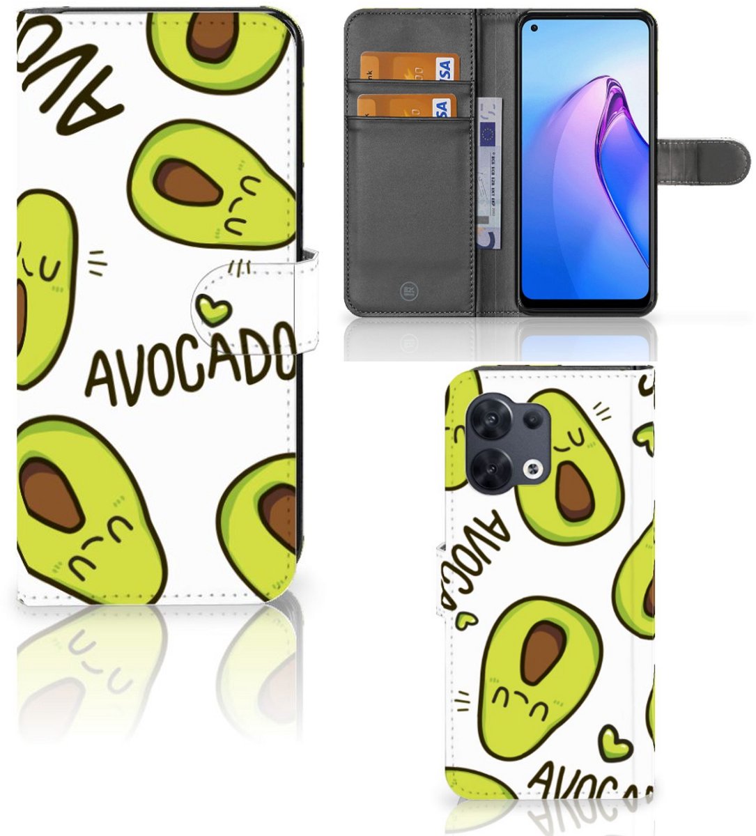 OPPO Reno8 Leuk Hoesje Avocado Singing