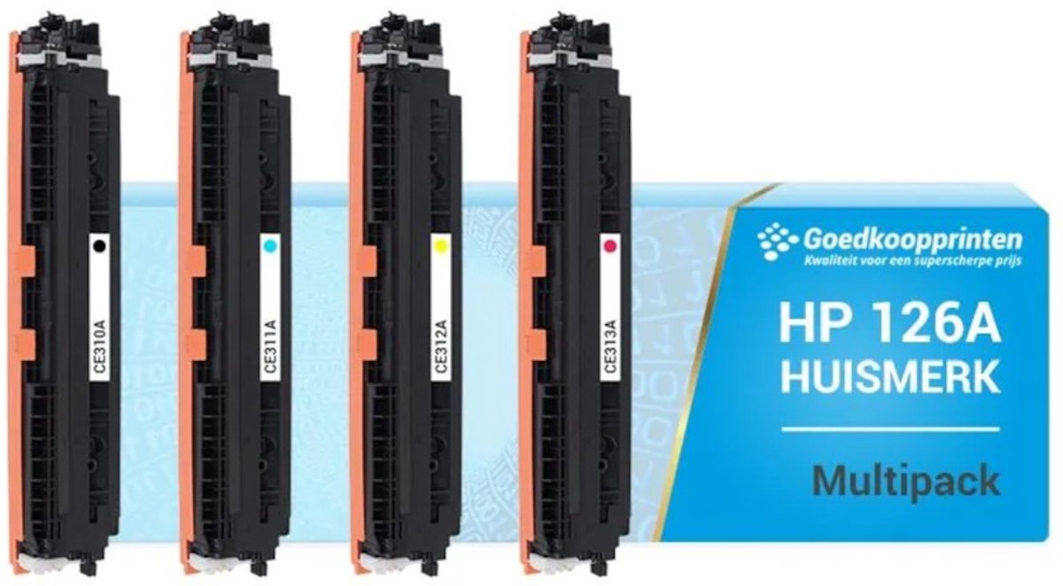 Huismerk voor HP 126A toner Multipack set