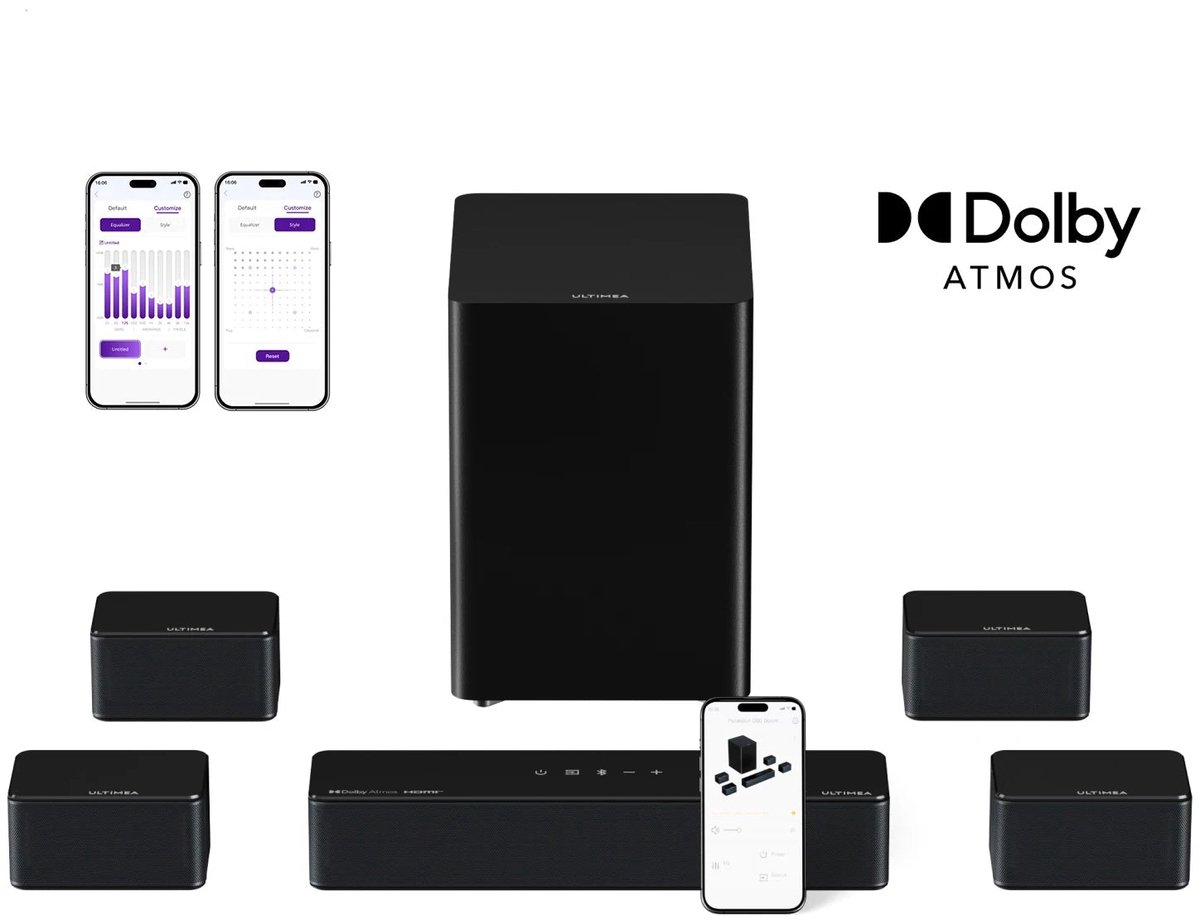 Corvance Soundbar 7.1-Kanaals Audio met Draadloze Subwoofer - afbeelding 2