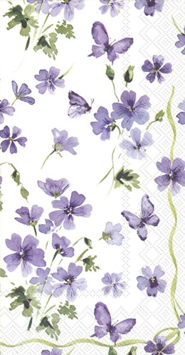 IHR - Gastendoekjes - Purple spring