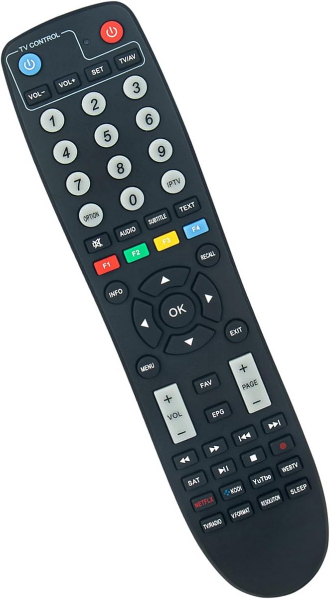 Universele Vervangende Afstandsbediening voor Digitale Ontvangers en Set-Top Boxen
