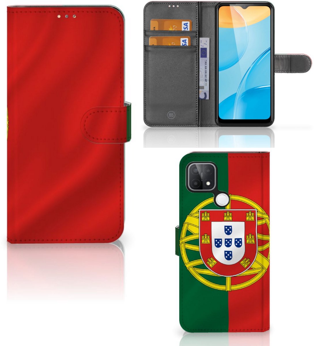 OPPO A15 Bookstyle Case Portugal