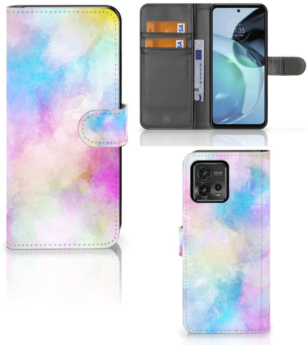 Hoesje Motorola Moto G72 Watercolor Light