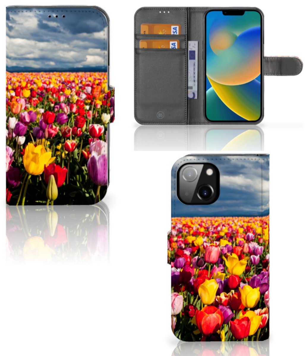 Apple iPhone 14 Hoesje Tulpen