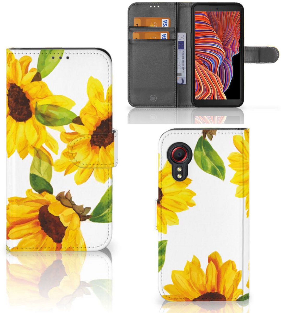 Hoesje voor Samsung Galaxy Xcover 5 Zonnebloemen