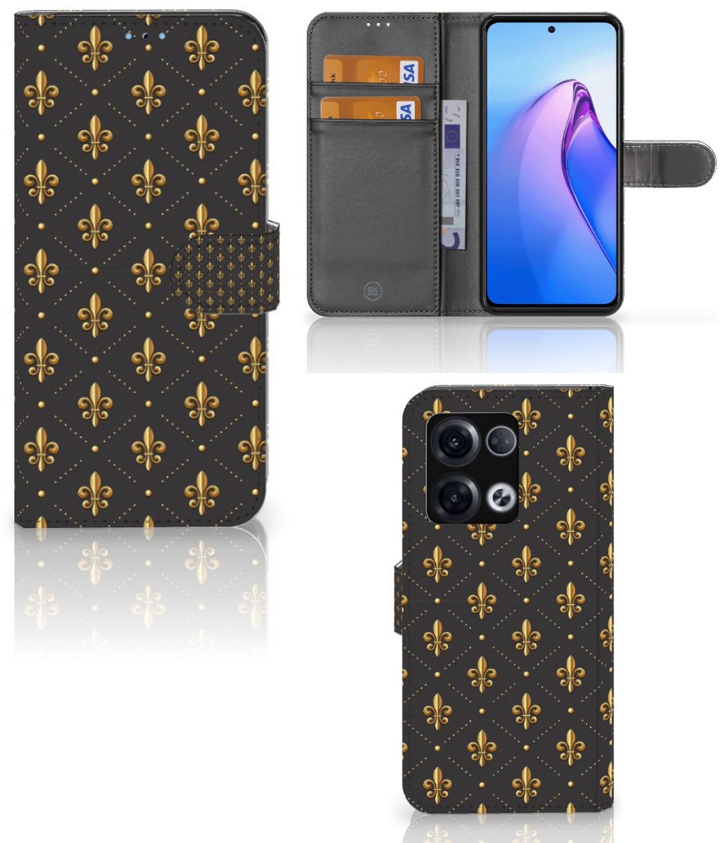 OPPO Reno8 Pro Telefoon Hoesje Franse Lelie