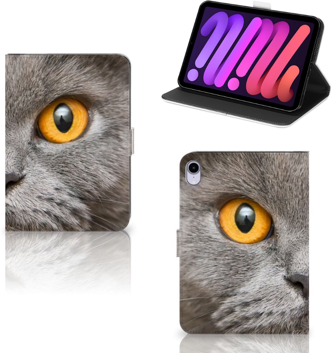 Flip Case iPad Mini 6 (2021) Britse Korthaar