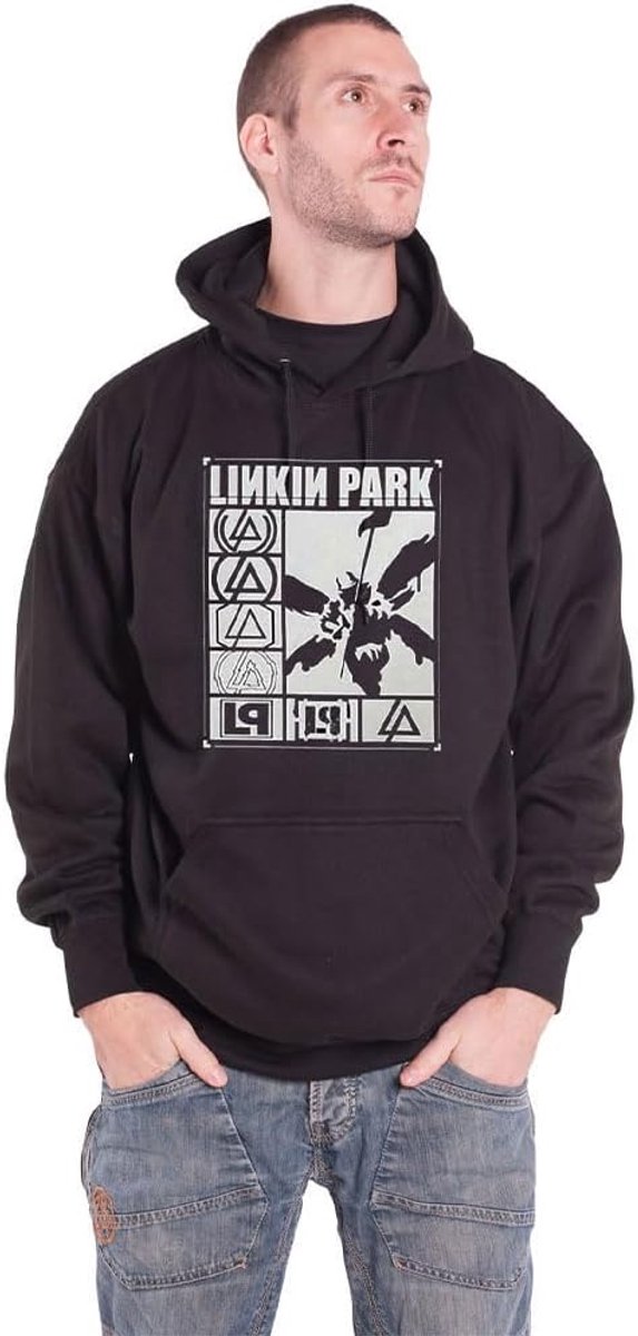 Capuchon Pullover met Rectangle Logo voor Unisex