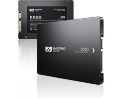 4 TB SATA SSD interne harde schijf 2,5 inch - 560 MB/s lezen, 500 MB/s schrijven, 3D NAND, geschikt voor laptops en desktops