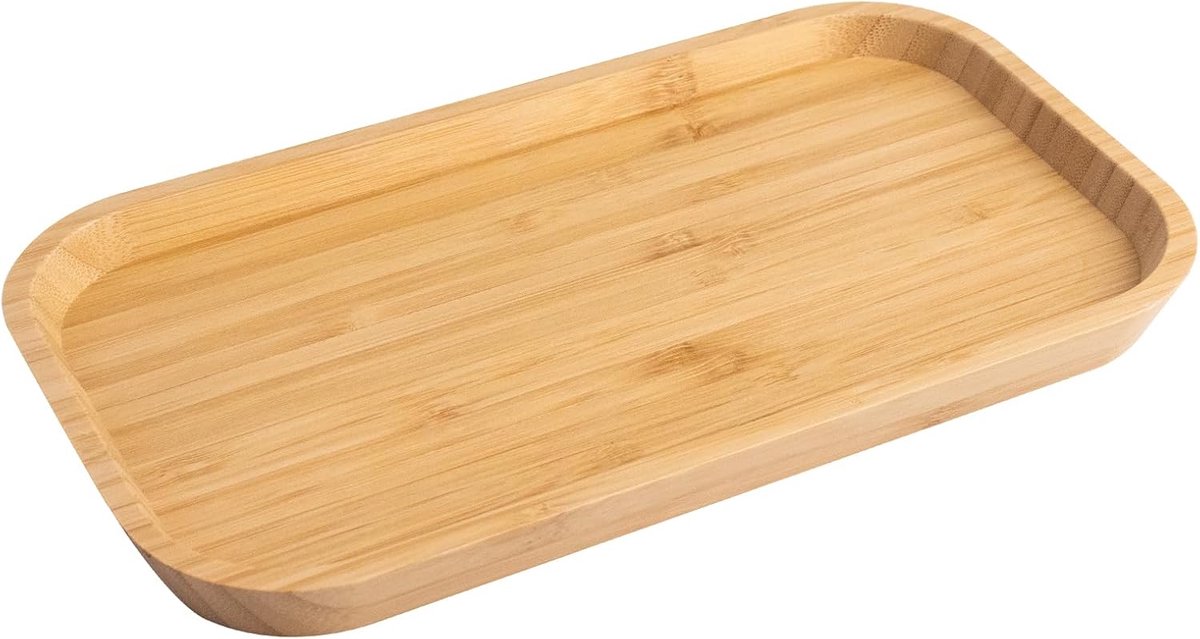 Rechthoekig Bamboe Dienblad 25 x 14 cm - Houten Keuken Accessoire