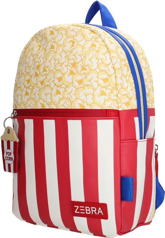 Zebra Trends Special Edition Sam Rugzak - Popcorn - Kinderen - Schooltas - Verstelbare Schouderbanden - Flessenvakken - Jongens - Meisjes - Boekentas - Rugtas - Multi