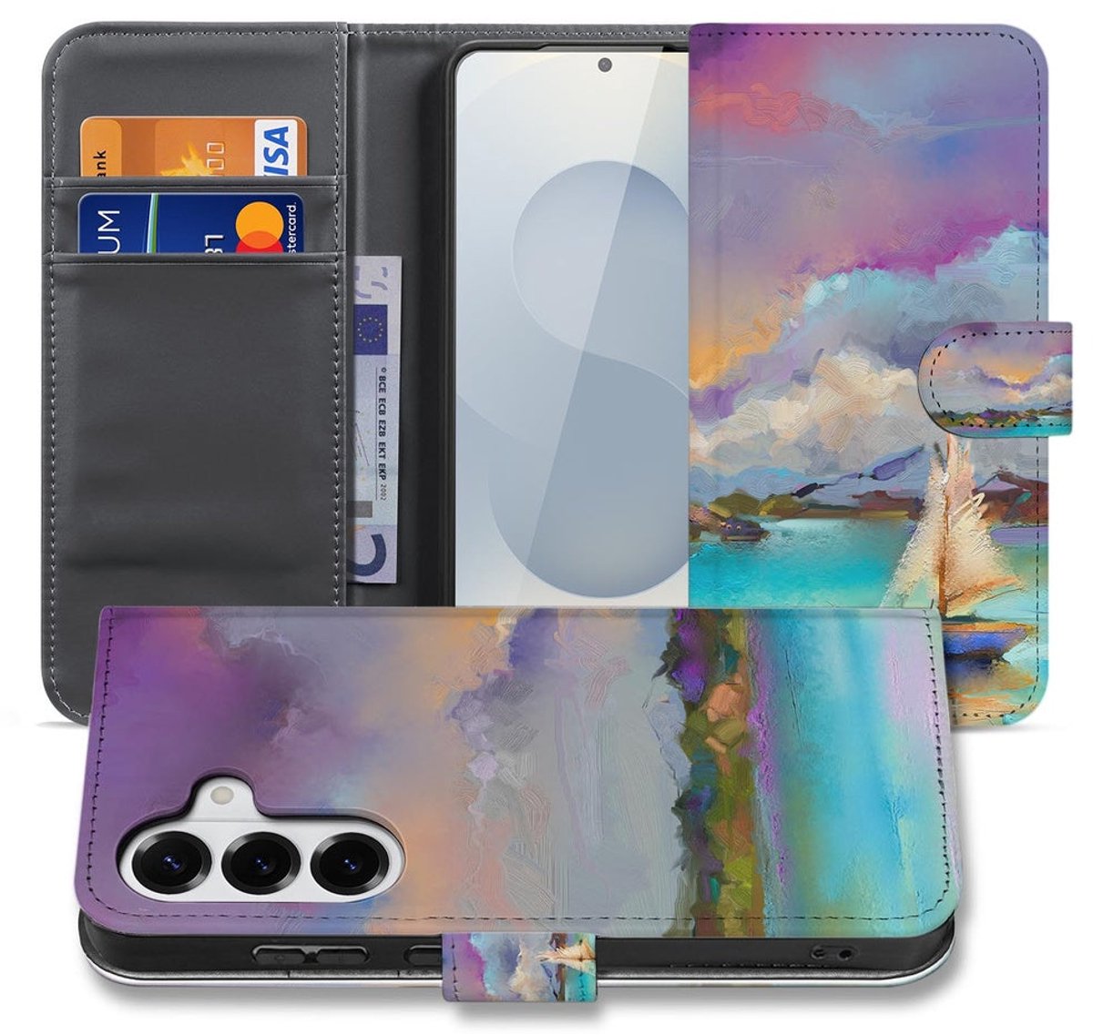 Book Case Samsung Galaxy S26 Plus Boot Motief