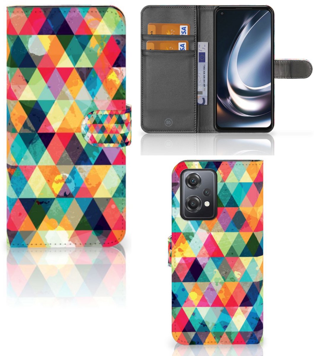 OnePlus Nord CE 2 Lite Telefoon Hoesje Geruit