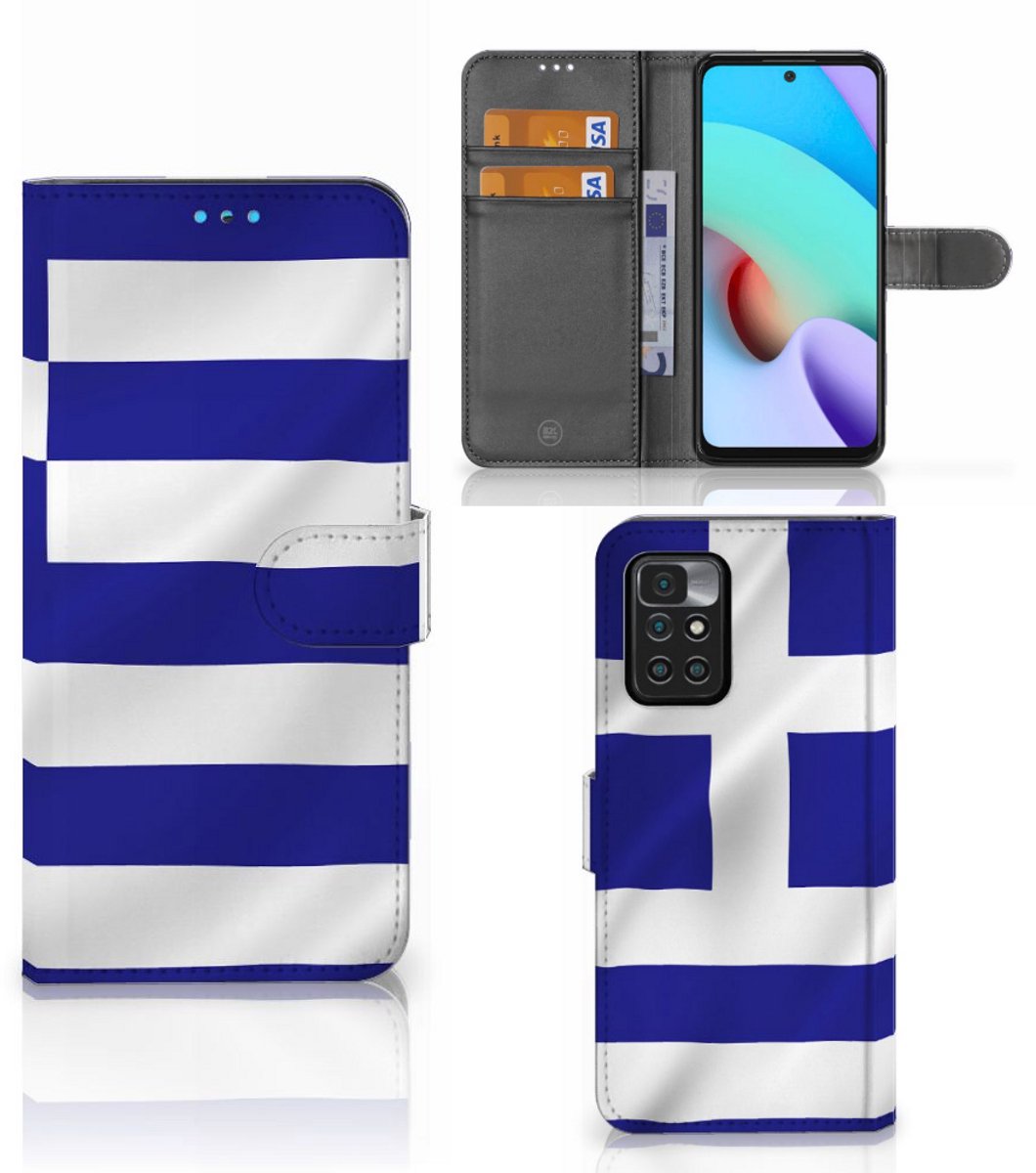 Xiaomi Redmi 10 Bookstyle Case Griekenland