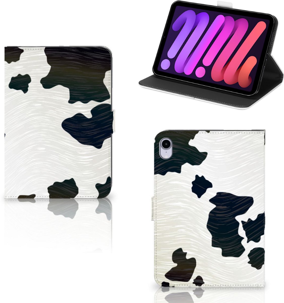 iPad Mini 6 (2021) Flip Case Koeienvlekken