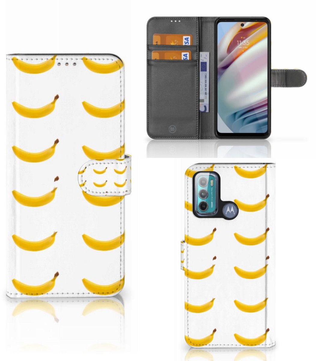 Motorola Moto G60 Book Cover Banana