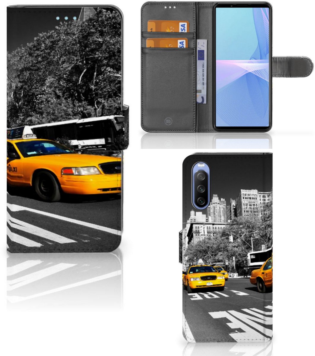 Sony Xperia 10 III Flip Cover New York Taxi