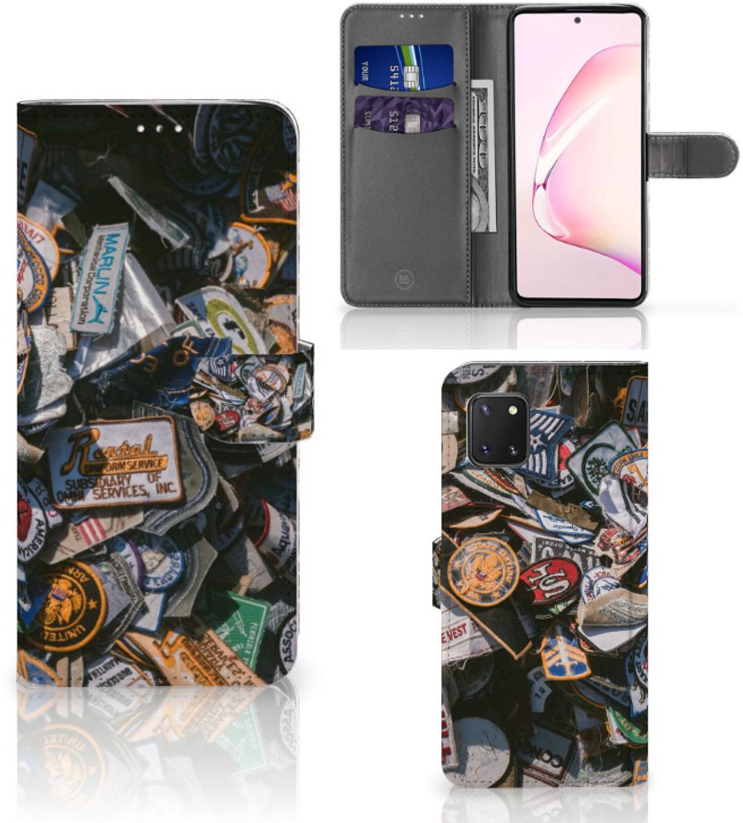 Samsung Note 10 Lite Telefoonhoesje met foto Badges