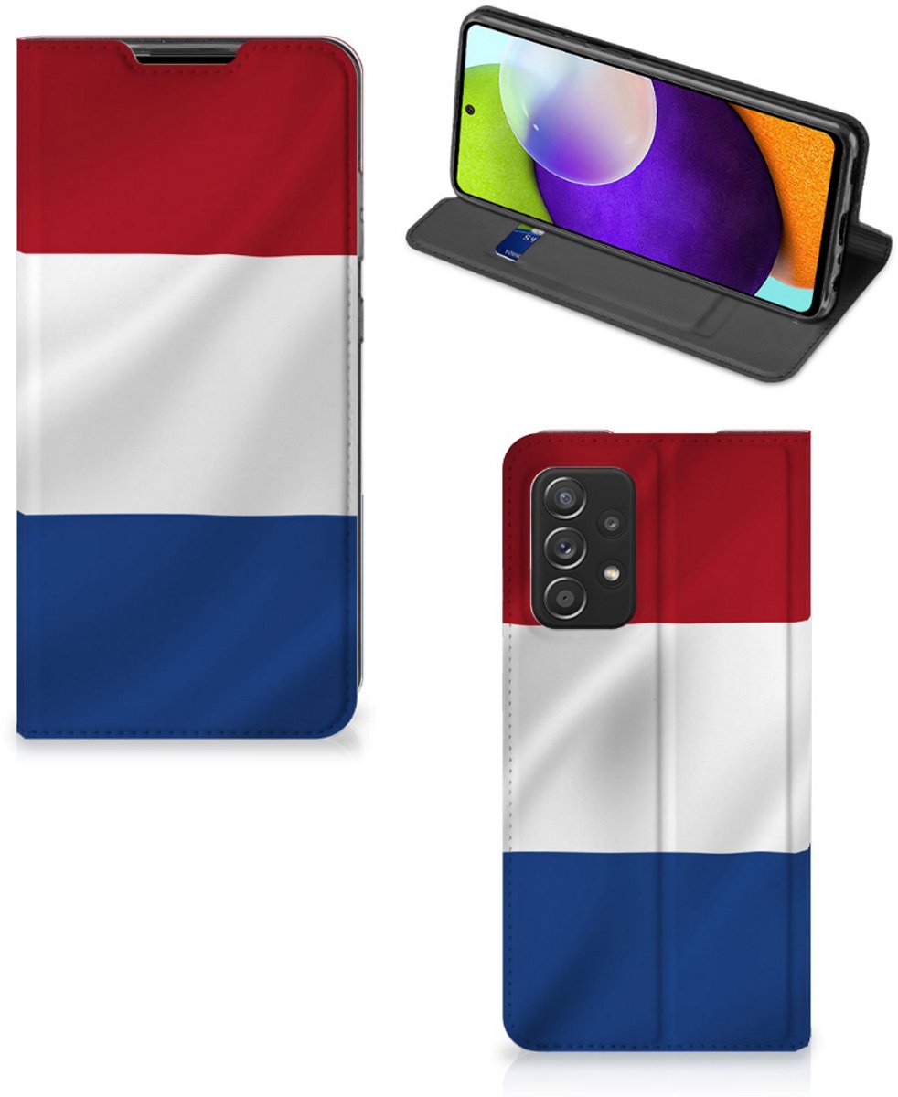 Samsung Galaxy A52 Standcase Nederlandse Vlag