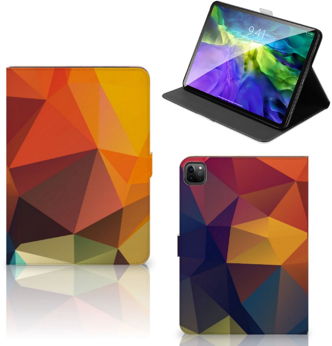 iPad Pro 11 2020/2021/2022 Tablet Beschermhoes Polygon Color