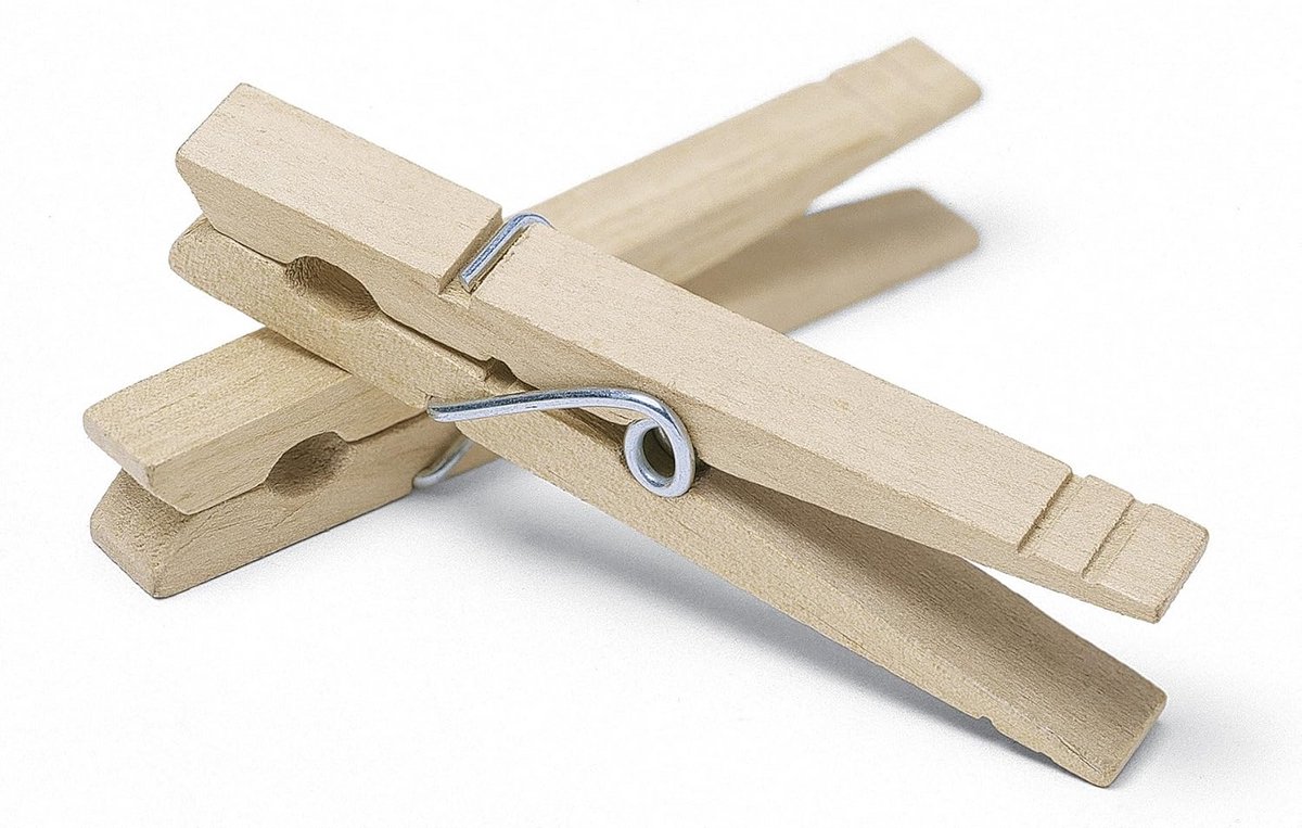 Houten Knijpers Set van 50 Stuks