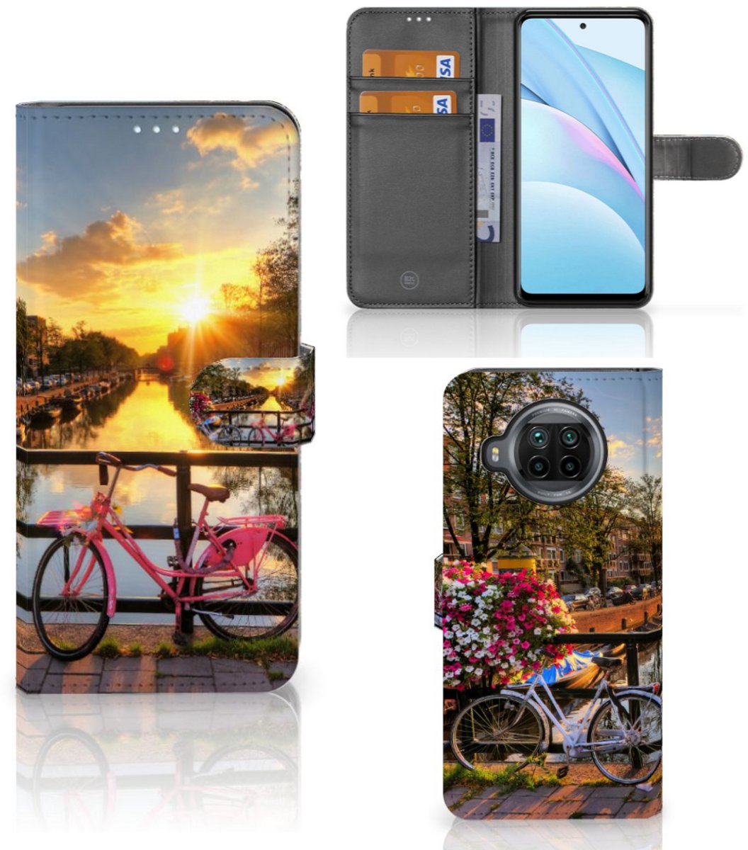 Book Case voor Xiaomi Mi 10T Lite Flip Cover Amsterdamse Grachten