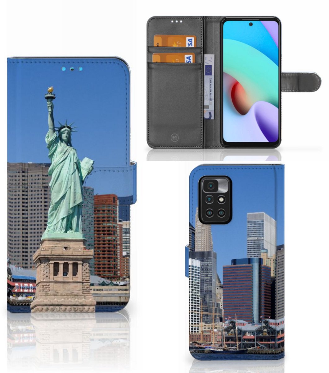Xiaomi Redmi 10 Flip Cover Vrijheidsbeeld