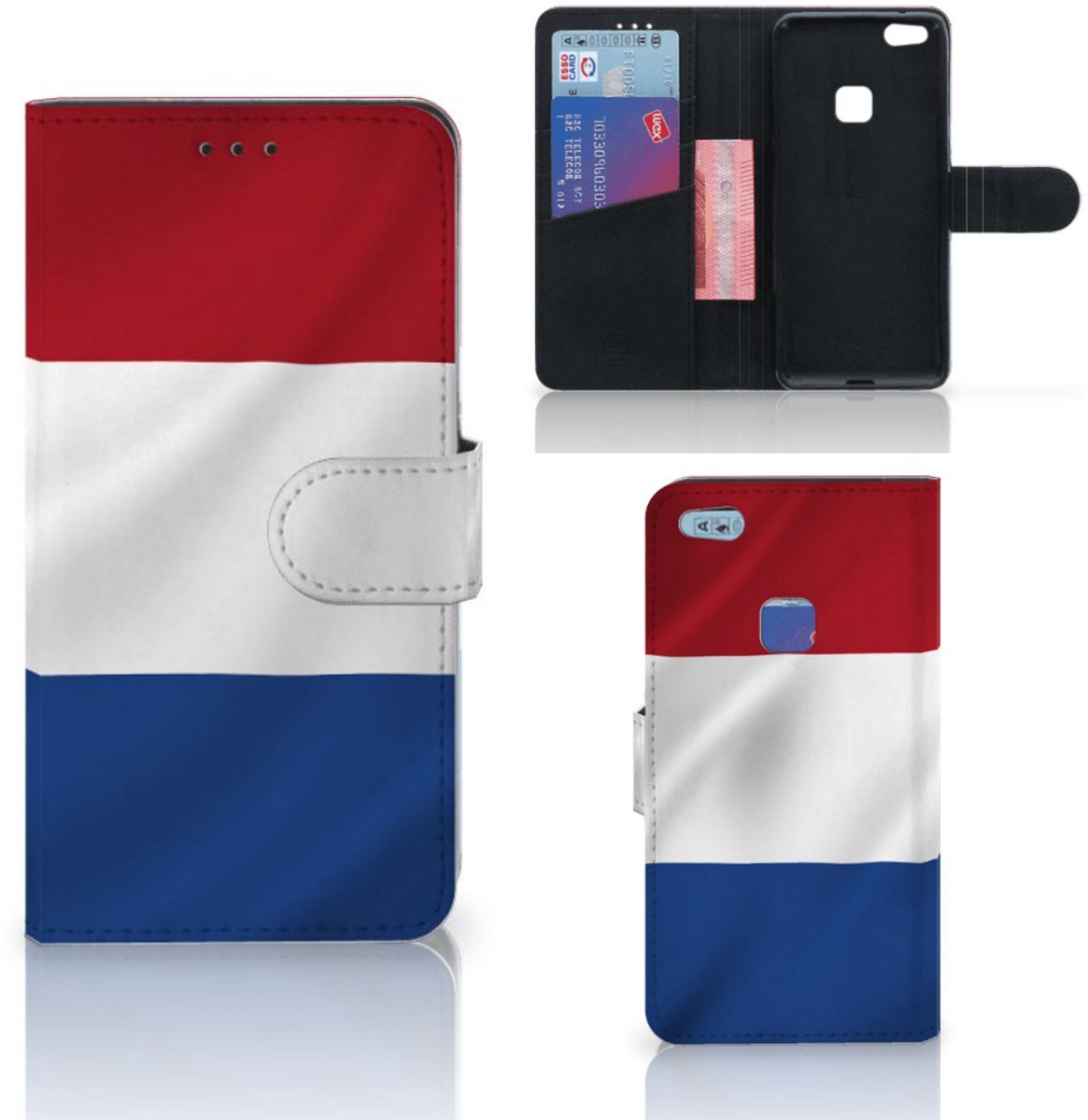 Huawei P10 Lite Bookstyle Case Nederlandse Vlag