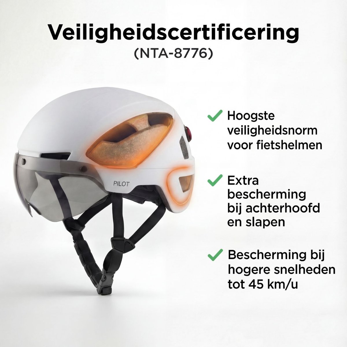 GOOFF Pilot 3-in-1 - LED Snorfiets Helm thumbnail 2