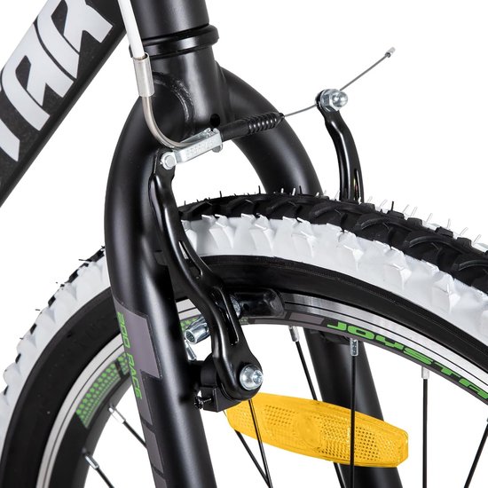 Kinderen Fiets 20 24 Inch Hardtail Mountainbike voor Jongens en Meisjes 7-12 Jaar met Witte Wandbanden van Merkloos — afbeelding 3