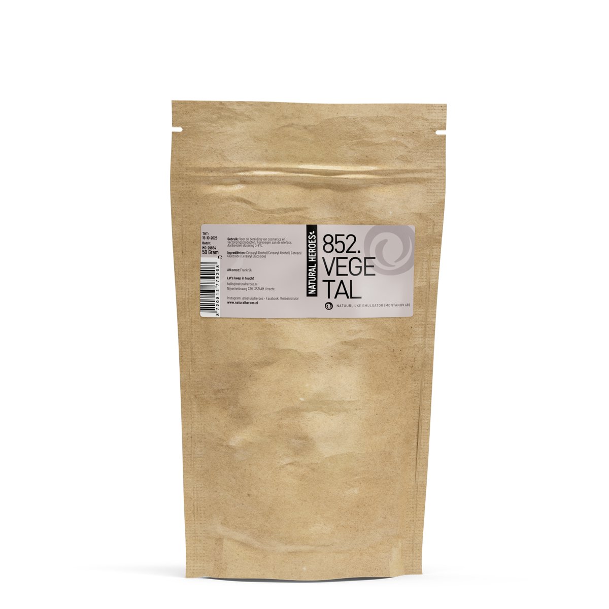 Natural Heroes - Natuurlijke Emulgator (Vegetal / Montanov 68) 50 gram