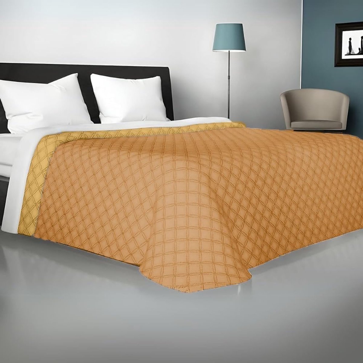 Lichte Zomer- en Lentesprei voor Eenpersoonsbed - Dubbelzijdig, 170 x 250 cm, Perfect voor Elk Seizoen