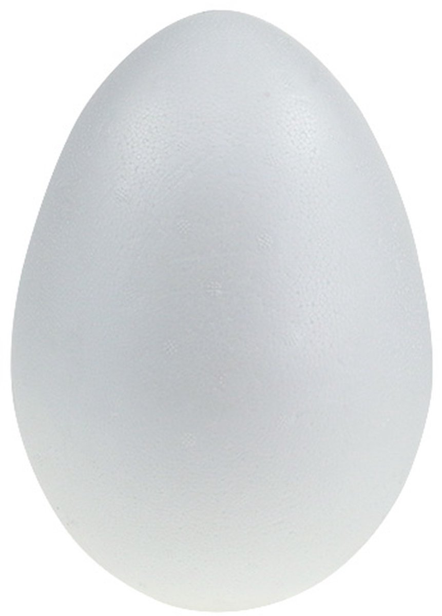 Piepschuim ei 20cm 1 stuk