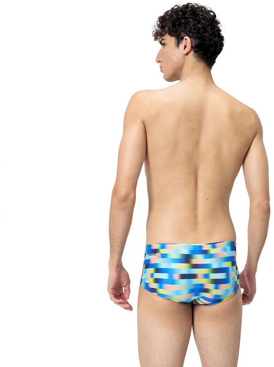 Speedo Zwemslip 14cm Allover Digi Blauw/Groen — afbeelding 2