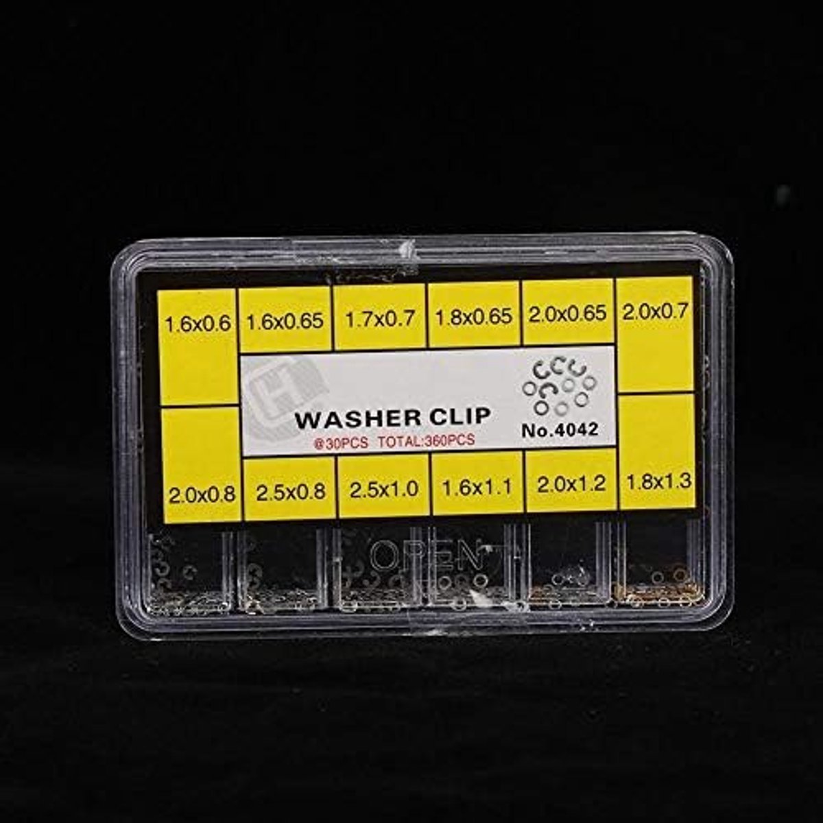 Allecto - Horloge Drukknop - Reparatie Gereedschap - Kalender Schijf - Accessoire - Drukknop - Clip - Geschikt voor Horloges - Zwart Model