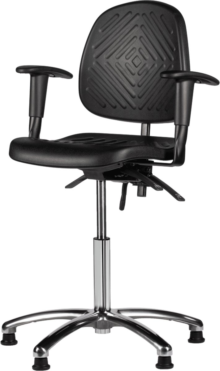 Ergonomische werkstoel - Bureaustoel - Verstelbaar - Zwart
