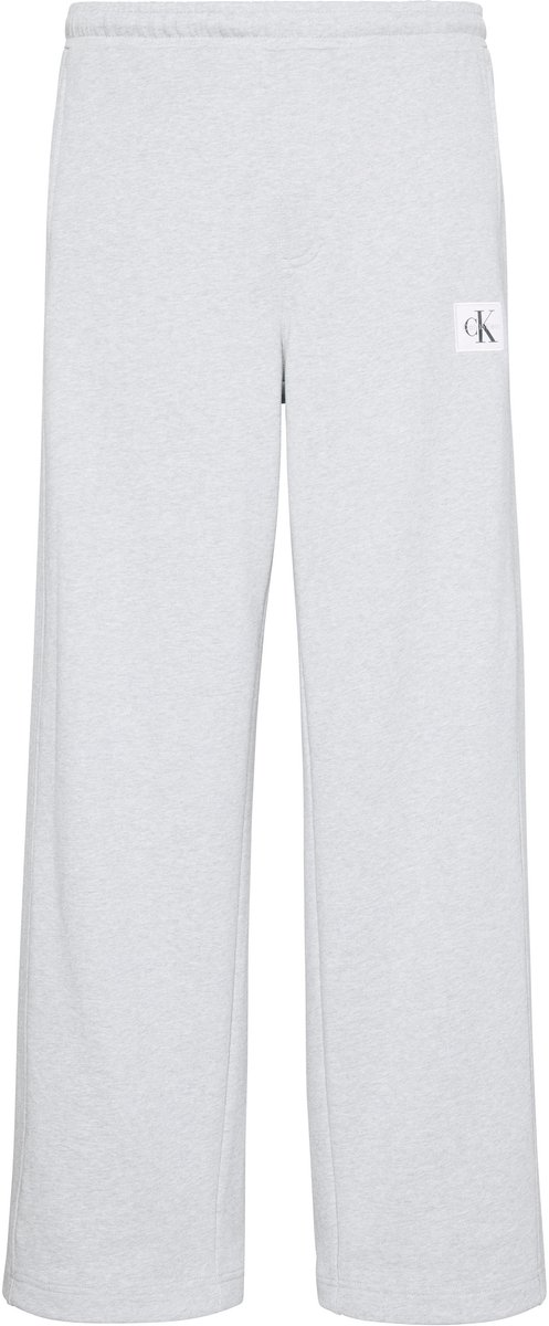 Calvin Klein Jeans French Terry Woven Label Jogger Grijs