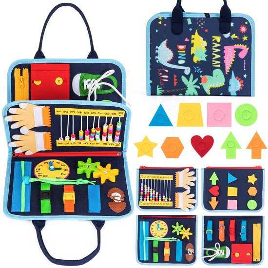 POWZOO Montessori Jouet,3 en 1 Jouets de Perles de laçage en Bois POWZOO Montessori Jouet,3 en 1 Jouets de Perles de laçage en Bois